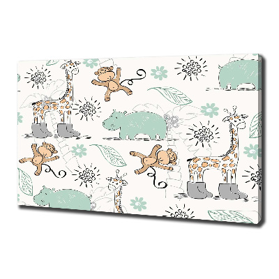 Quadro stampa su tela Animali