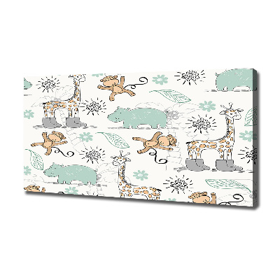 Quadro stampa su tela Animali