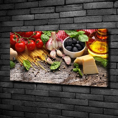 Foto quadro su tela Cibo italiano