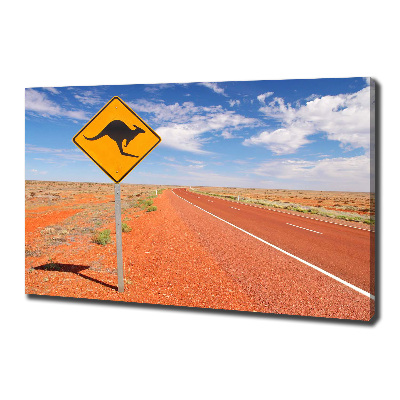Quadro su tela Strada in Australia