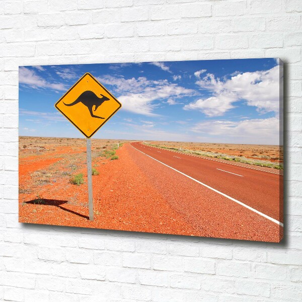 Quadro su tela Strada in Australia