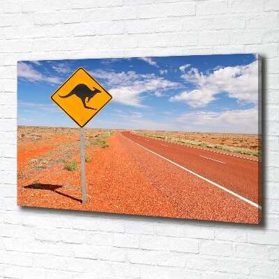 Quadro su tela Strada in Australia