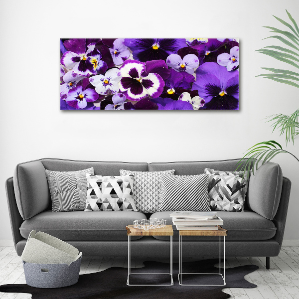 Foto quadro su tela Viole del pensiero