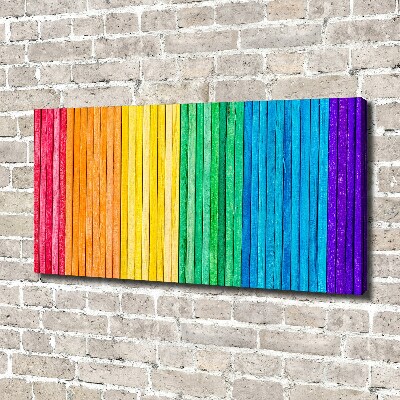 Foto quadro su tela Strisce colorate