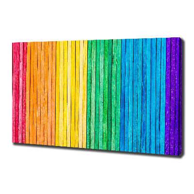Foto quadro su tela Strisce colorate