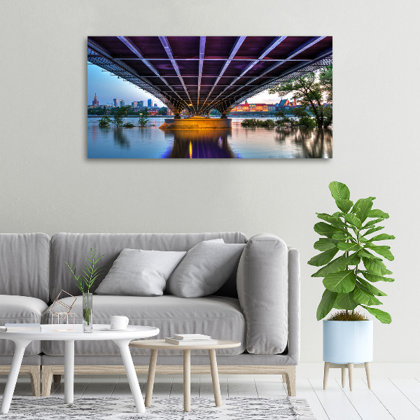 Foto quadro su tela Ponte a Varsavia