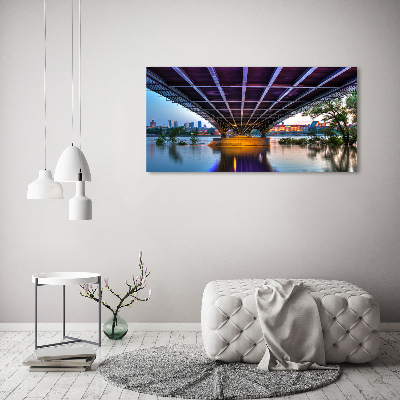 Foto quadro su tela Ponte a Varsavia
