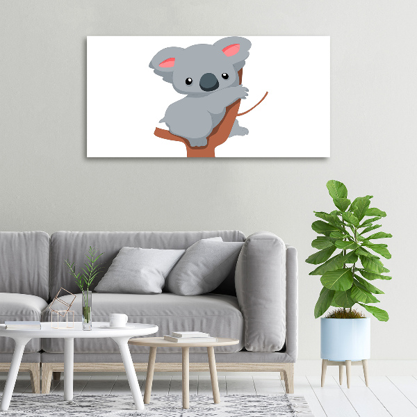 Foto quadro su tela Koala su un albero