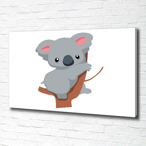 Foto quadro su tela Koala su un albero