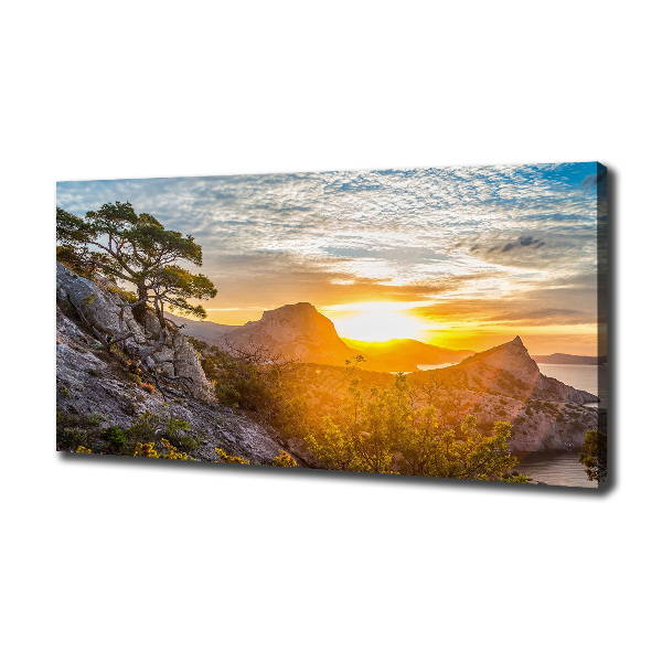 Quadro stampa su tela Tramonto