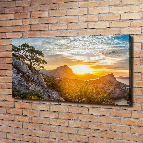 Quadro stampa su tela Tramonto