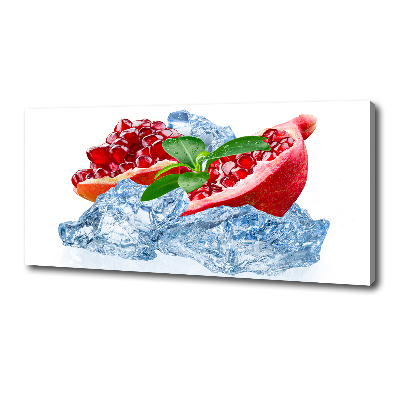 Foto quadro su tela Melograno con ghiaccio