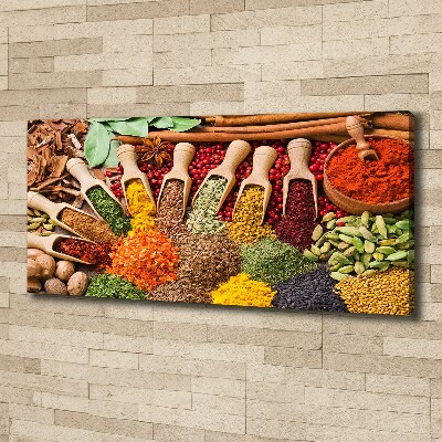 Foto quadro su tela Spezie colorate