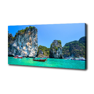 Foto quadro su tela Barche Thailandia