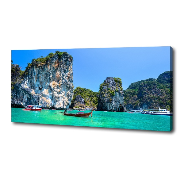 Foto quadro su tela Barche Thailandia