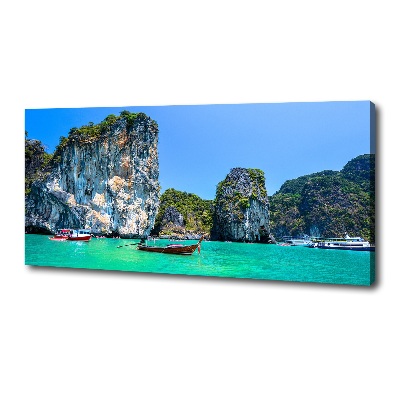 Foto quadro su tela Barche Thailandia
