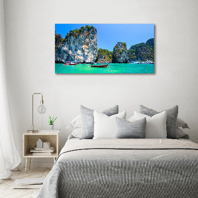 Foto quadro su tela Barche Thailandia