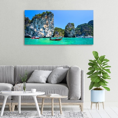 Foto quadro su tela Barche Thailandia