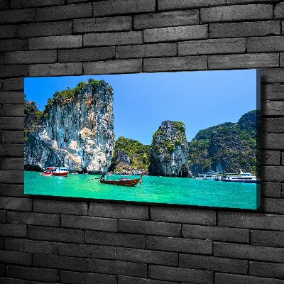Foto quadro su tela Barche Thailandia