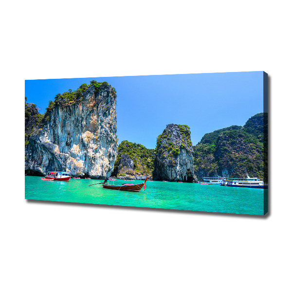 Foto quadro su tela Barche Thailandia