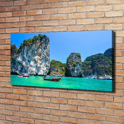 Foto quadro su tela Barche Thailandia