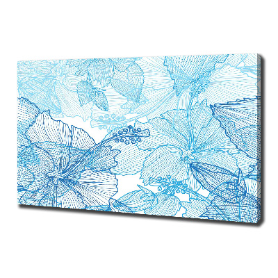 Foto quadro su tela Fiori hawaiani