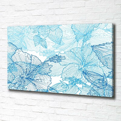 Foto quadro su tela Fiori hawaiani
