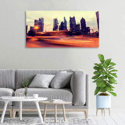 Quadro su tela Shanghai di notte