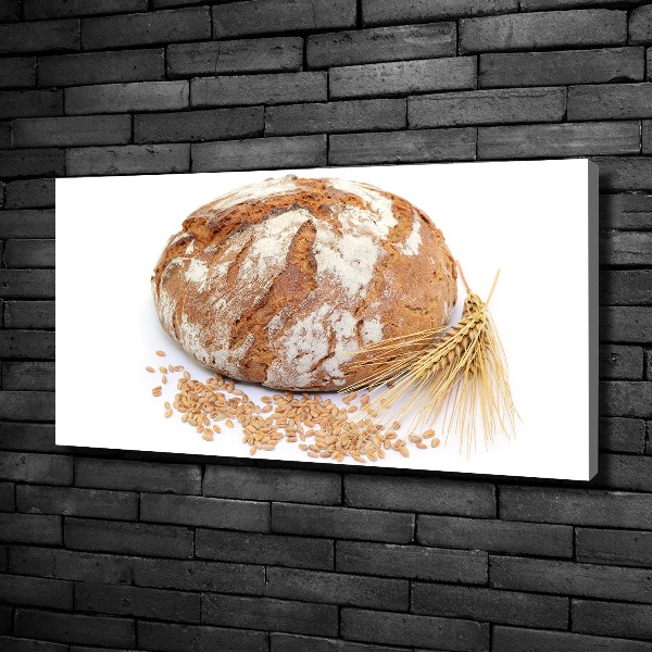 Quadro stampa su tela Pane e grano