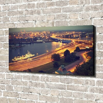 Quadro stampa su tela Stettino, Polonia