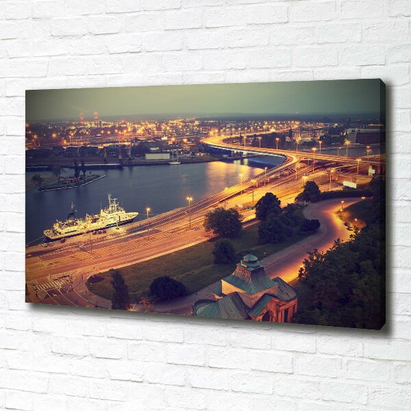 Quadro stampa su tela Stettino, Polonia