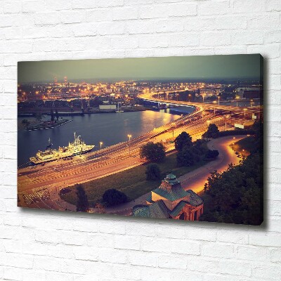 Quadro stampa su tela Stettino, Polonia