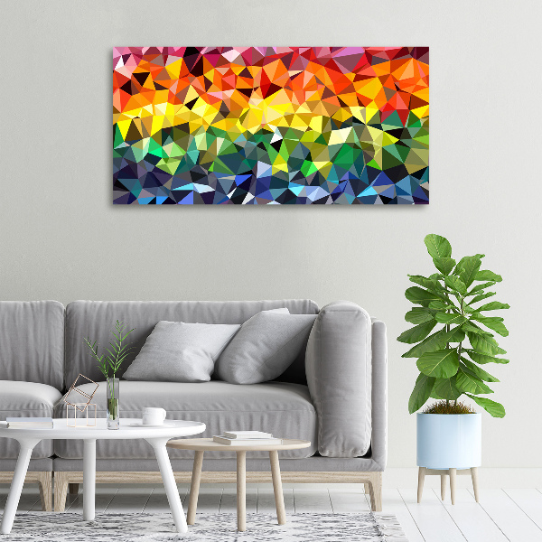 Quadro stampa su tela Sfondo geometrico