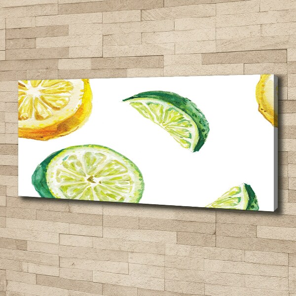 Quadro su tela Limone e lime
