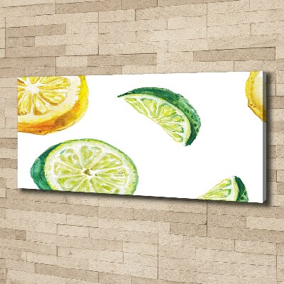 Quadro su tela Limone e lime