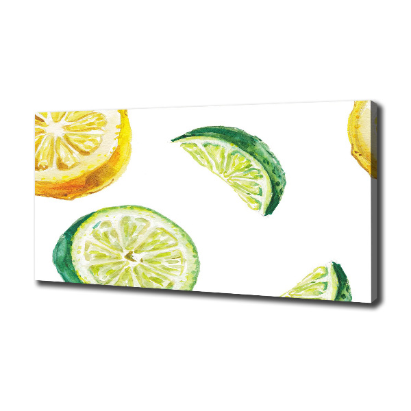 Quadro su tela Limone e lime