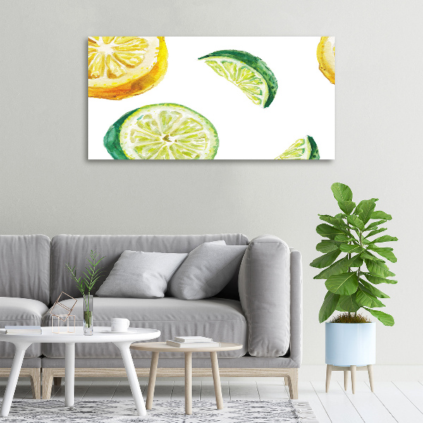 Quadro su tela Limone e lime