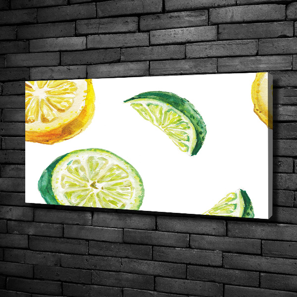 Quadro su tela Limone e lime