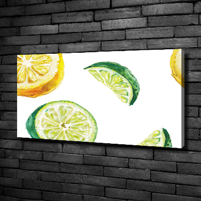 Quadro su tela Limone e lime