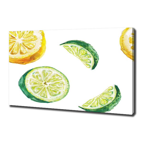 Quadro su tela Limone e lime