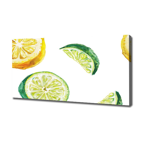 Quadro su tela Limone e lime