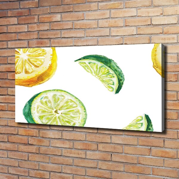 Quadro su tela Limone e lime