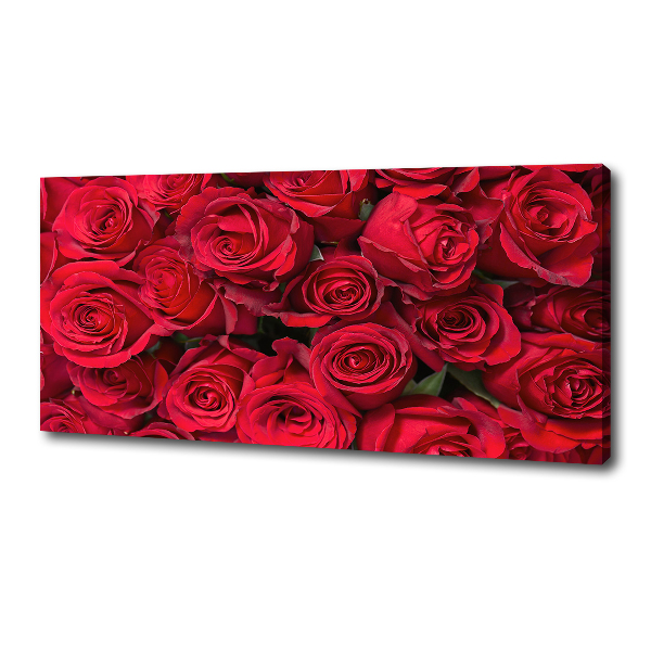 Quadro stampa su tela Rose rosse