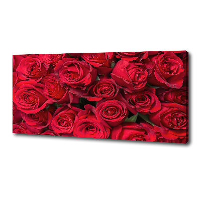 Quadro stampa su tela Rose rosse
