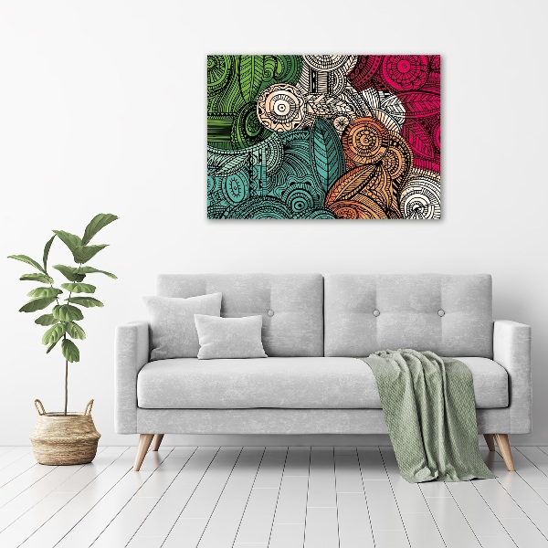 Quadro su tela Piume astratte