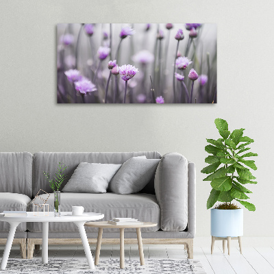 Foto quadro su tela Fiori di erba cipollina