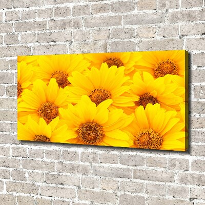 Quadro stampa su tela Girasoli