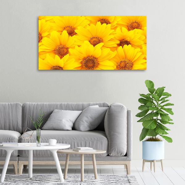 Quadro stampa su tela Girasoli