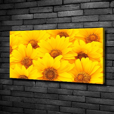 Quadro stampa su tela Girasoli