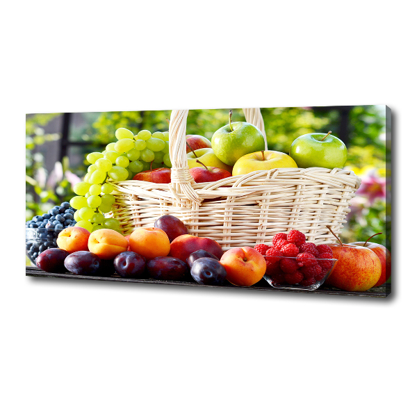 Quadro stampa su tela Cesto di frutta